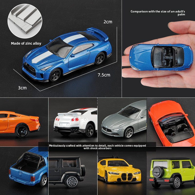 1:64 scale miniature car model