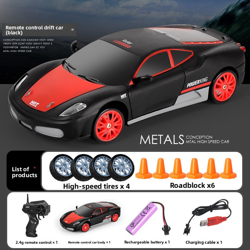 2.4G Four-Wheel Drive Remote Control Drift Car with LED Lights