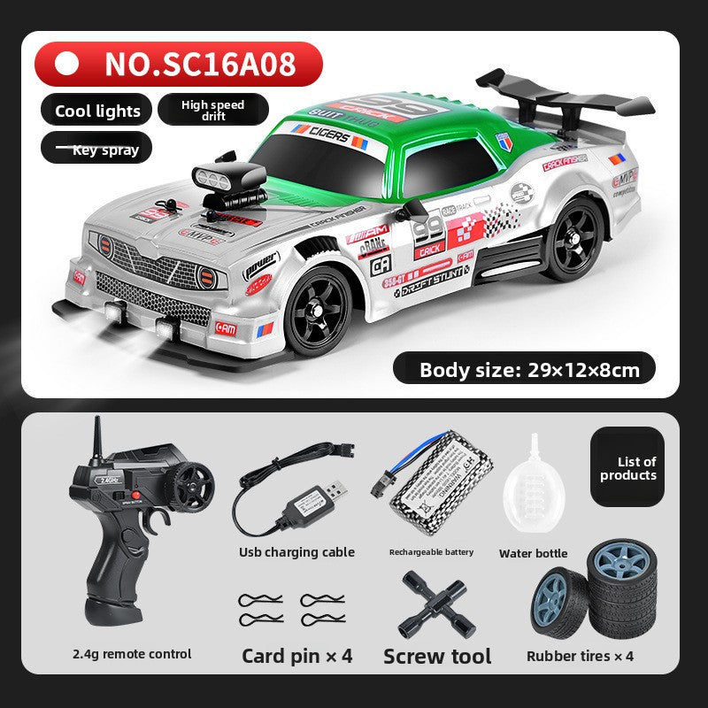 2.4G Four-Wheel Drive Remote Control Drift Car with LED Lights