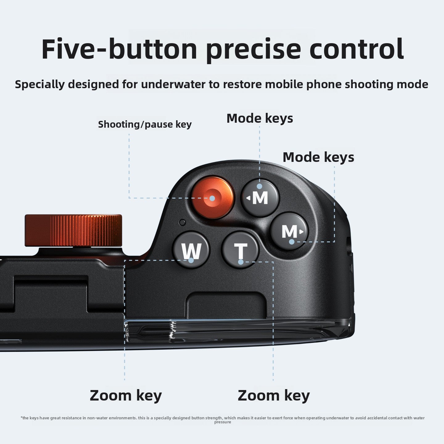 A 20-meter waterproof phone case for Bluetooth