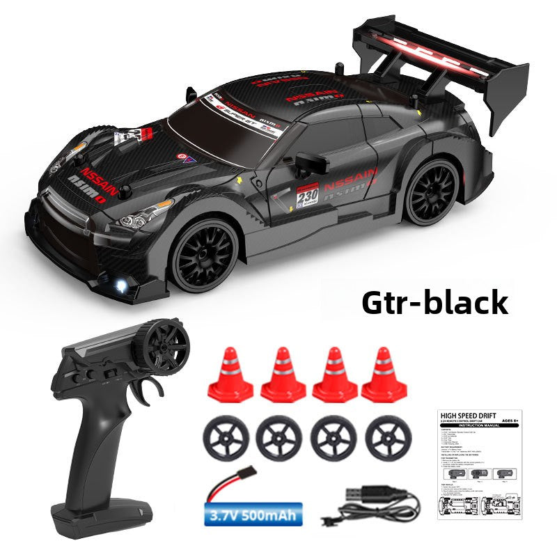 2.4G Four-Wheel Drive Remote Control Drift Car with LED Lights