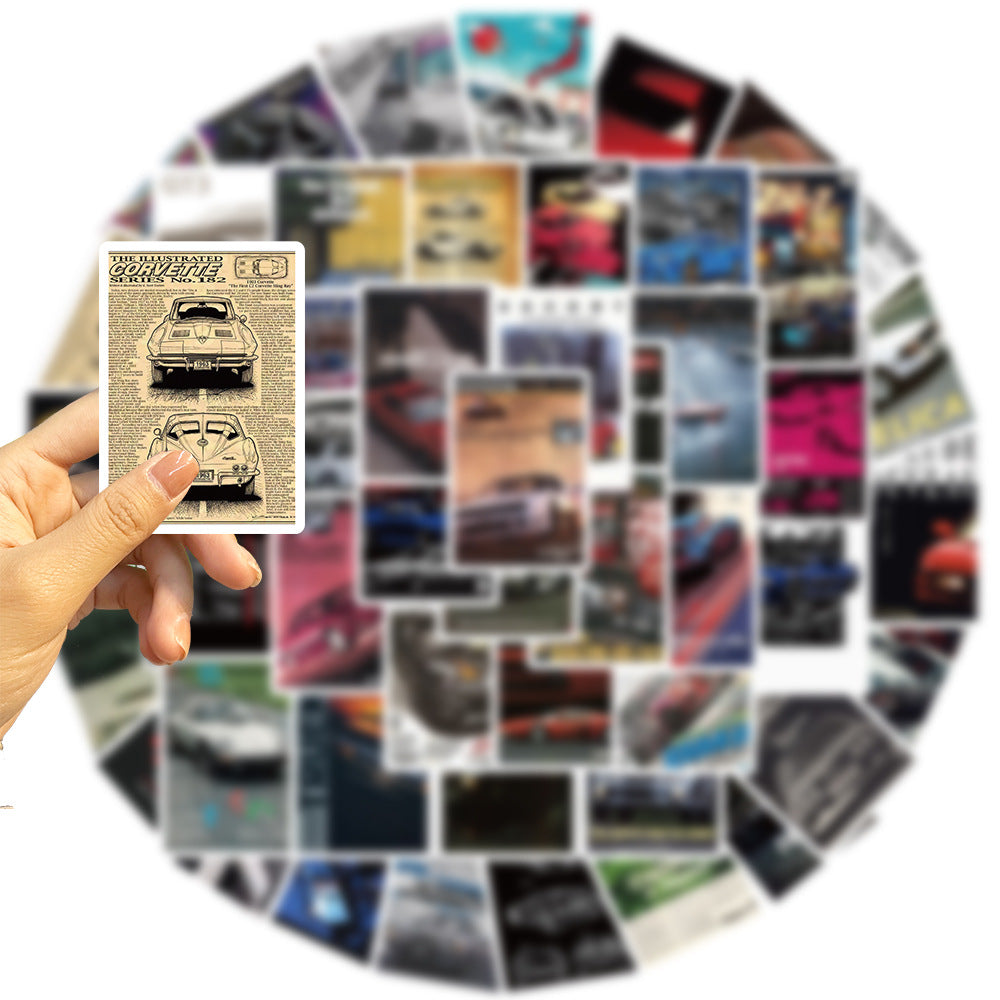 50 JDM Car Graffiti Waterproof PVC Stickers for DIY Decoration