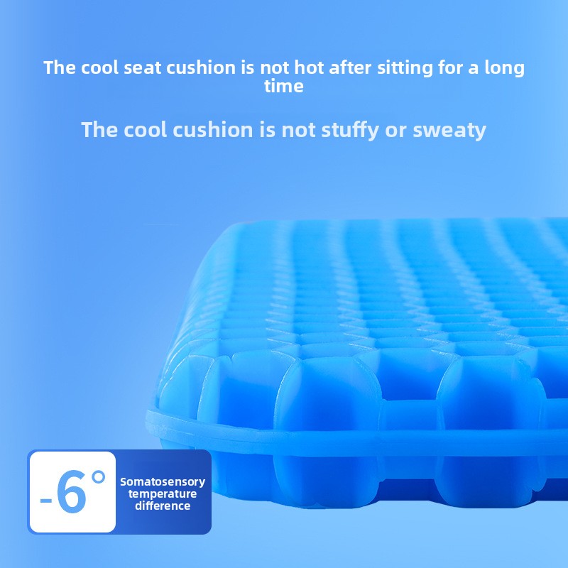 Breathable chair cushion for prolonged sitting in the office