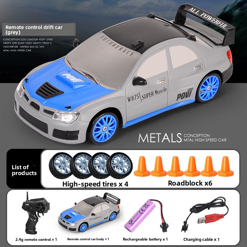 2.4G Four-Wheel Drive Remote Control Drift Car with LED Lights