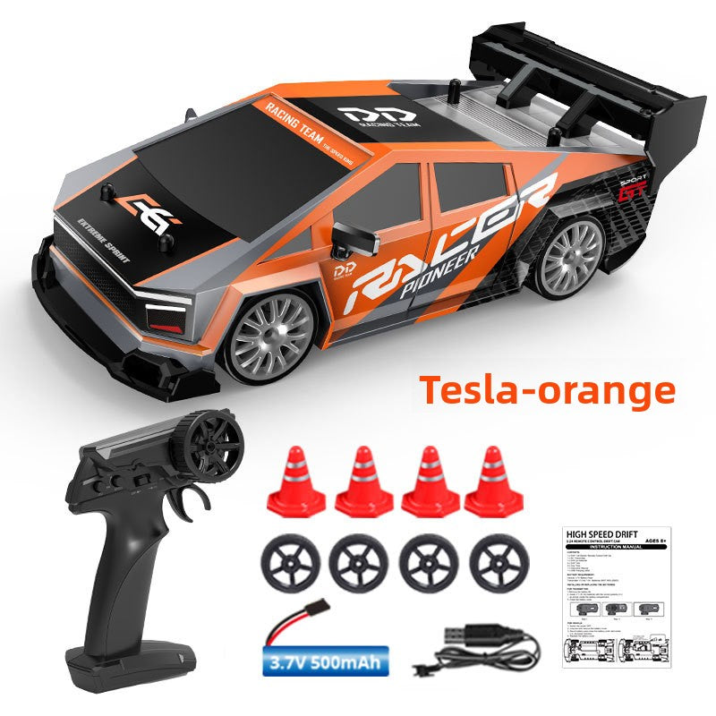 2.4G Four-Wheel Drive Remote Control Drift Car with LED Lights
