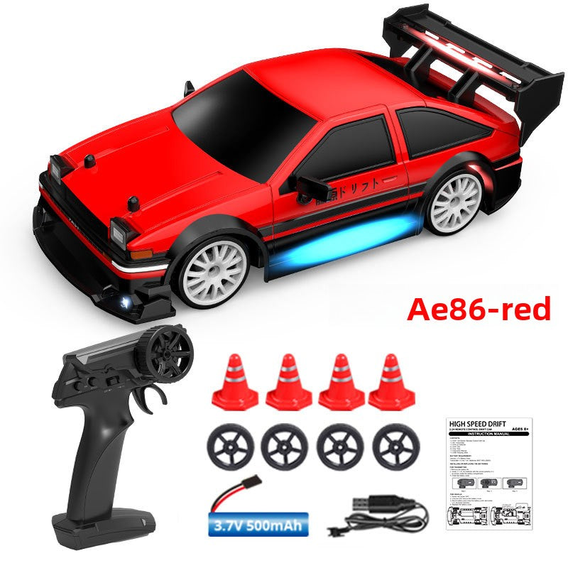 2.4G Four-Wheel Drive Remote Control Drift Car with LED Lights