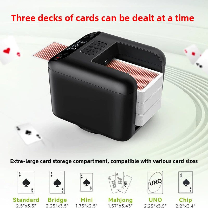 Automatic Card Shuffler and Dealer Machine for Poker UNO Games
