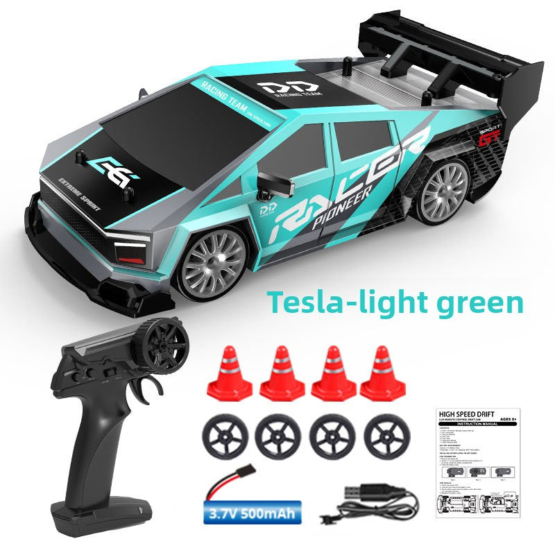 2.4G Four-Wheel Drive Remote Control Drift Car with LED Lights