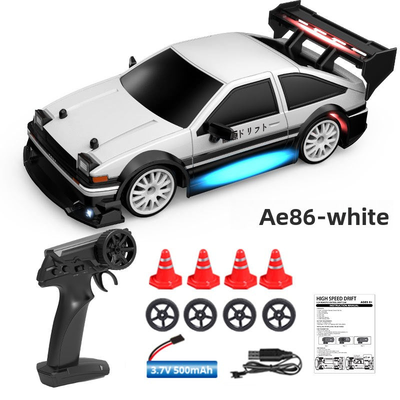 2.4G Four-Wheel Drive Remote Control Drift Car with LED Lights