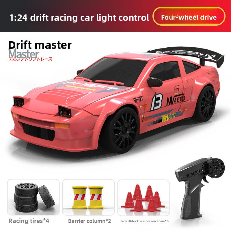 2.4G Four-Wheel Drive Remote Control Drift Car with LED Lights