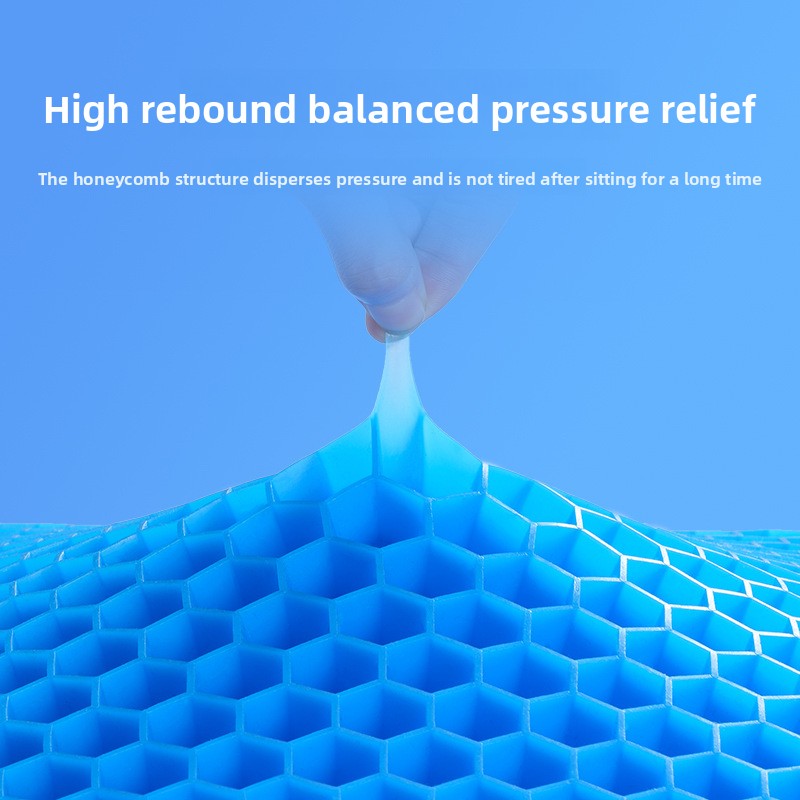 Breathable chair cushion for prolonged sitting in the office