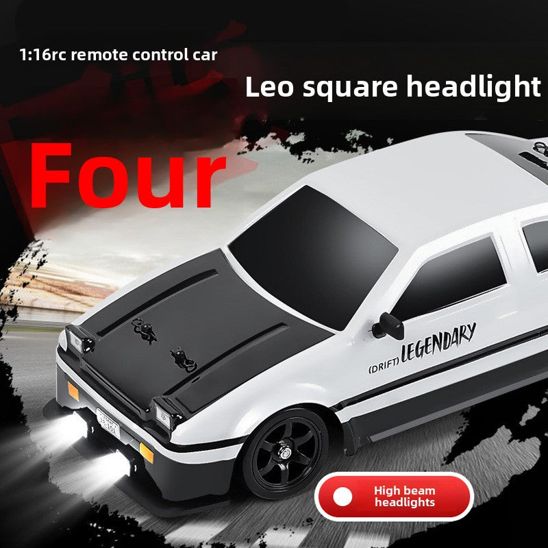 2.4G Four-Wheel Drive Remote Control Drift Car with LED Lights