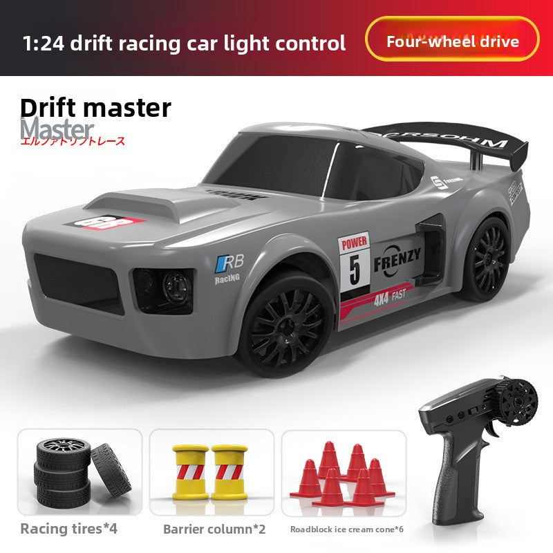 2.4G Four-Wheel Drive Remote Control Drift Car with LED Lights
